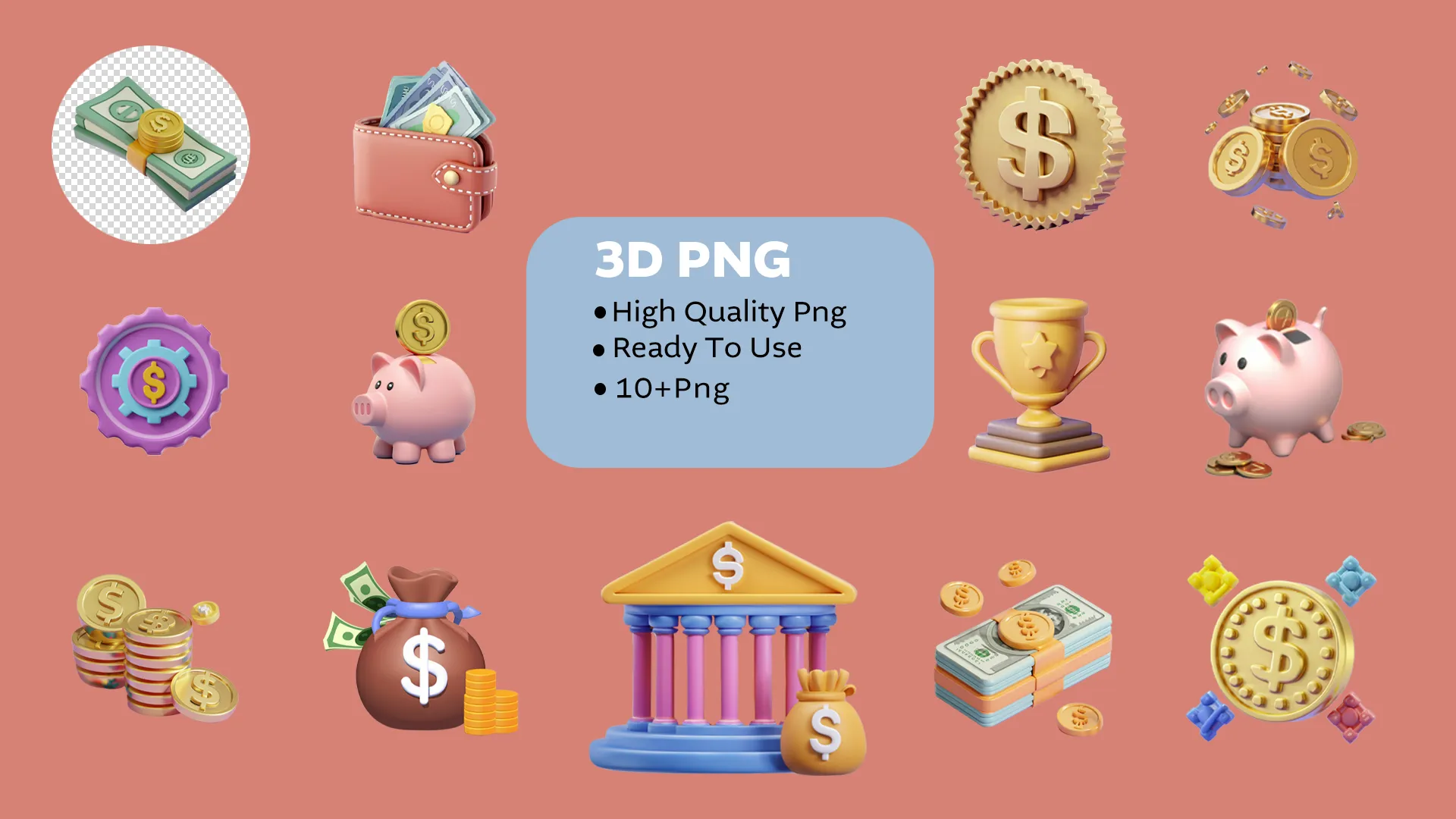 Monetary Success 3D Pack for Economic Education
